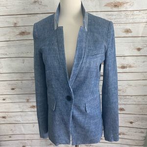 Veronica Beard Orchid Chambray Upcollar jacket.  Size 4.